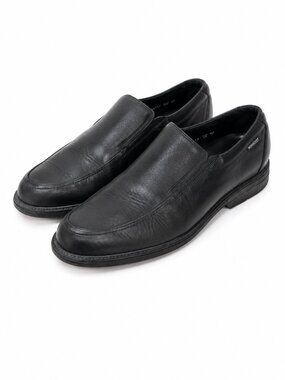 Mephisto Black Leather Slip On Loafers Comfort Walking Shoes US 11 EU 44.5
